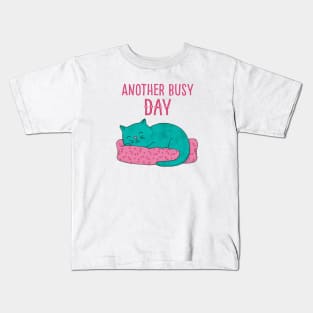 Sleeping Cat Kids T-Shirt